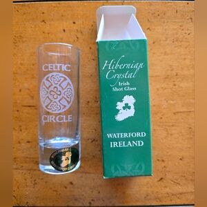 New Hand Engraved Waterford Irish Crystal Shot Glass